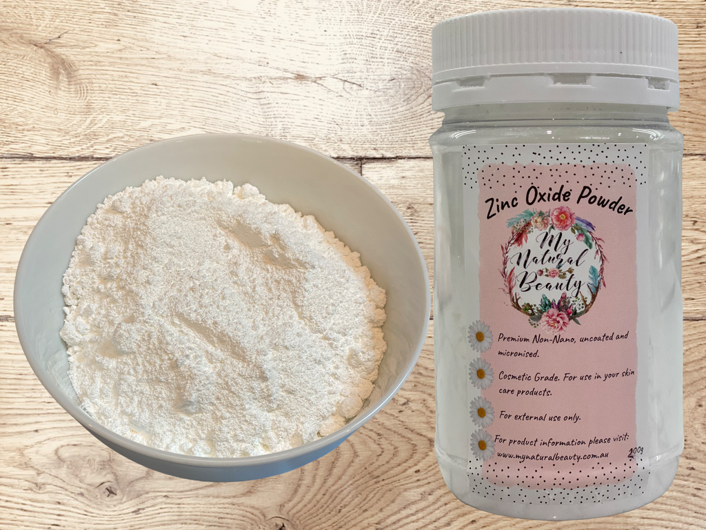 Buy Online Australia ZINC OXIDE POWDER- 200g jar   NON-NANO, UNCOATED AND MICRONISED.      COSMETIC GRADE- For external use only. For use in home-made sunscreens, cosmetics, acne and rash creams, ointments, deodorant, soap and lots more!