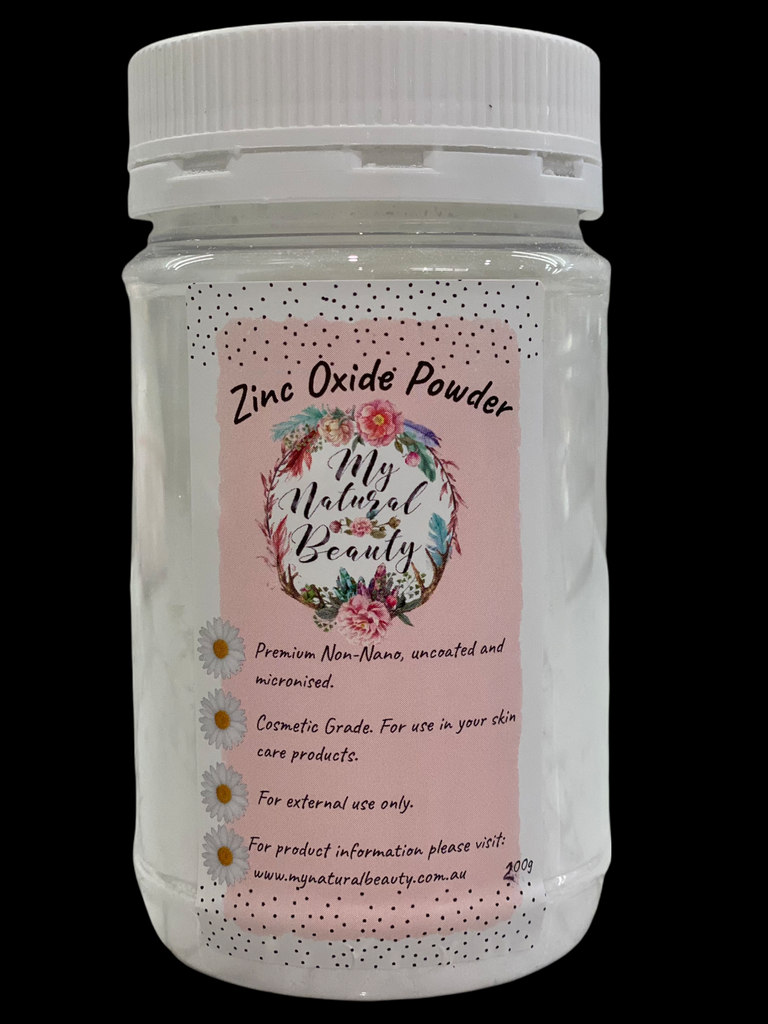 USES AND BENEFITS OF ZINC OXIDE POWDER     Zinc oxide powder is a fine white-coloured powder that is great for use as an effective sunscreen. This product is cosmetic grade and perfect for use in your skin care products.  Zinc oxide is a natural mineral which provides safe and effective protection against UV rays. 