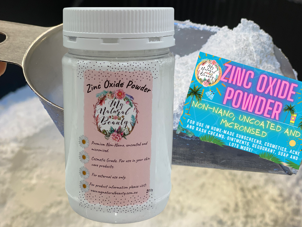Zinc Oxide is also used to create homemade skin creams, lotions, mineral makeup, soaps, foot powders, deodorants and lots more. Zinc Oxide is rejuvenating, balancing and strengthening, making it a popular addition to cream and ointment formulations, particularly for babies or those with sensitive skin and/ or various skin conditions. 