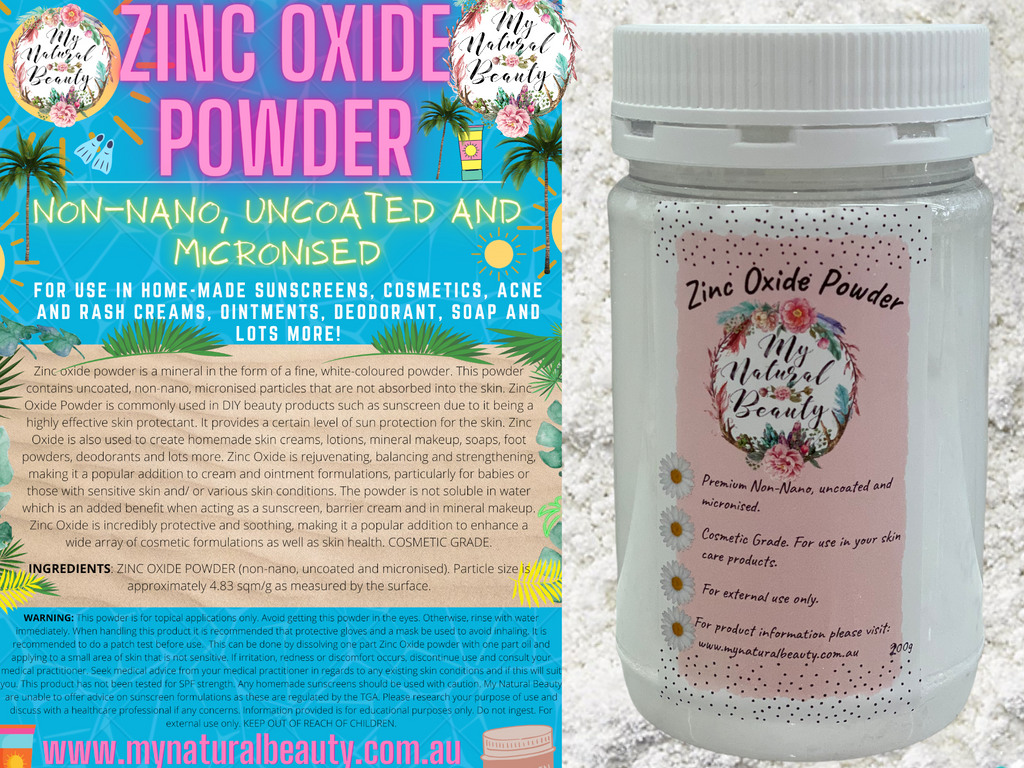 Zinc Oxide is incredibly protective and soothing, making it a popular addition to enhance a wide array of cosmetic formulations as well as skin health.  