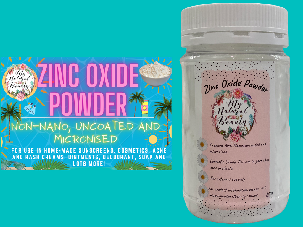   Why buy Zinc Oxide Powder from My Natural Beauty?   If you’re looking for natural beauty products and DIY natural beauty ingredients in Australia, My Natural Beauty is your one-stop online shop. We have a wide range of Natural products that are of the highest quality and all at highly competitive prices. We source only the best quality products from reputable suppliers around Australia and the world, and our Zinc Oxide Powder is no exception.  