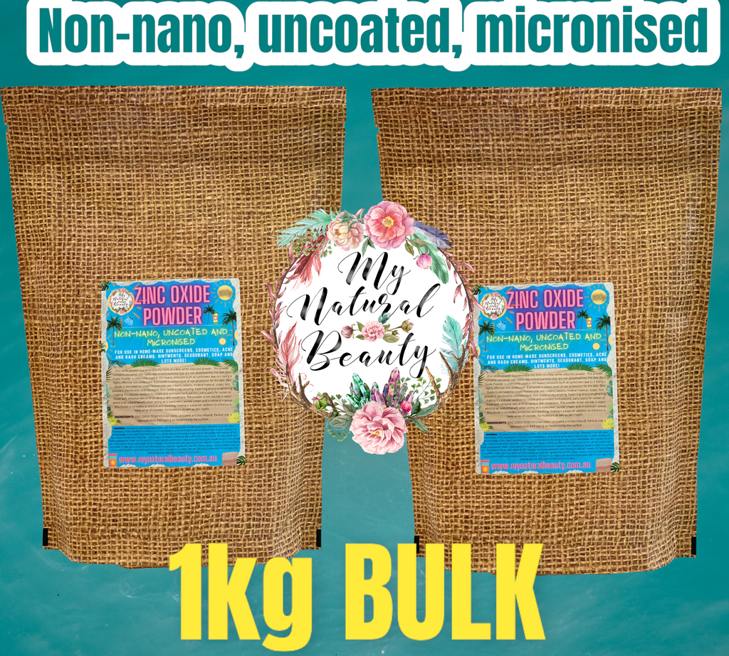  Buy Bulk Zinc Oxide Powder Australia. ZINC OXIDE POWDER- 1kg (2 x 500g ) NON-NANO, UNCOATED AND MICRONISED.    BULK 1kg. In 2 x 500g resealable pouches.      COSMETIC GRADE- For external use only. For use in home-made sunscreens, cosmetics, acne and rash creams, ointments, deodorant, soap and lots more!