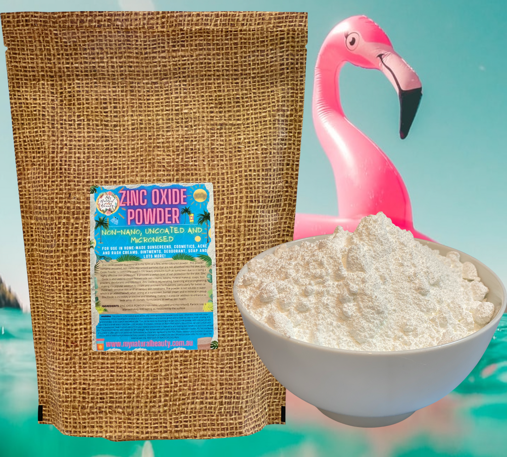 ZINC OXIDE POWDER NON-NANO, UNCOATED AND MICRONISED  For use in home-made sunscreens, cosmetics, acne and rash creams, ointments, deodorant, soap and lots more!  USES AND BENEFITS OF ZINC OXIDE POWDER