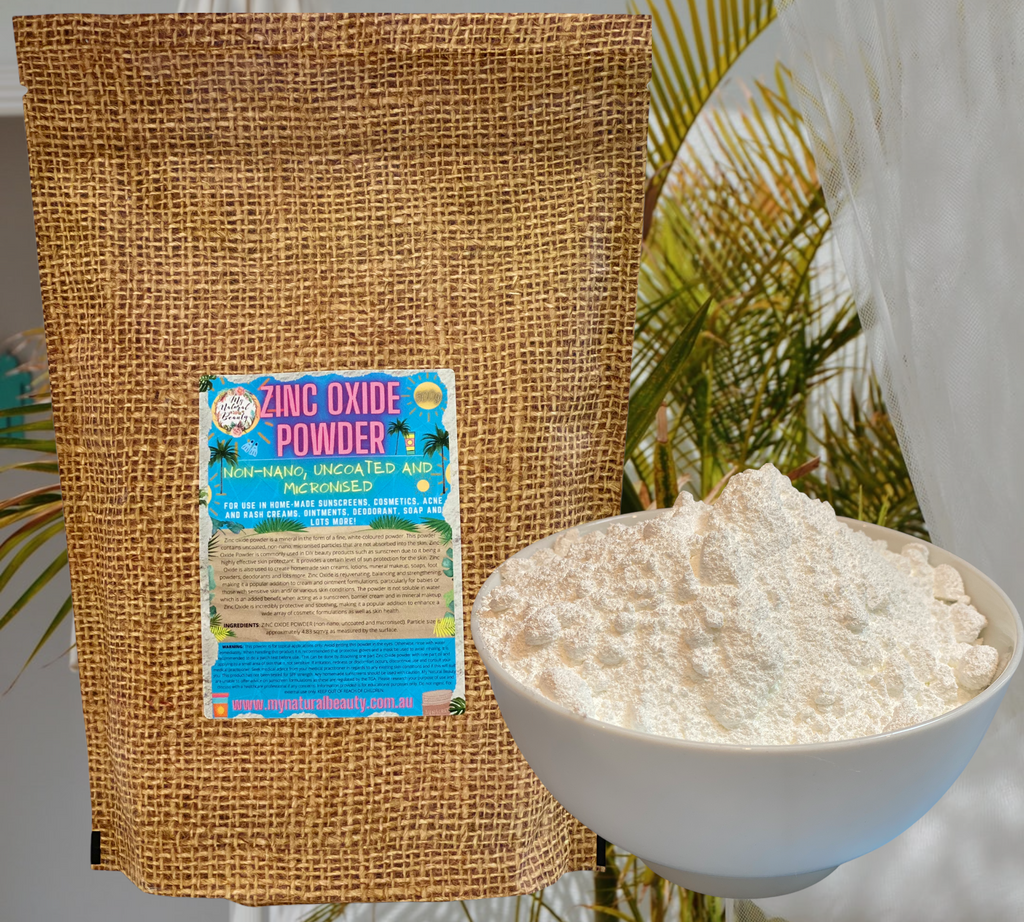 Zinc Oxide Powder is commonly used in DIY beauty products such as sunscreen due to it being a highly effective skin protectant. It provides a certain level of sun protection for the skin. 