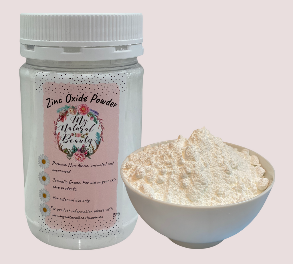   Why buy Zinc Oxide Powder from My Natural Beauty?   If you’re looking for natural beauty products and DIY natural beauty ingredients in Australia, My Natural Beauty is your one-stop online shop. We have a wide range of Natural products that are of the highest quality and all at highly competitive prices. We source only the best quality products from reputable suppliers around Australia and the world, and our Zinc Oxide Powder is no exception.  