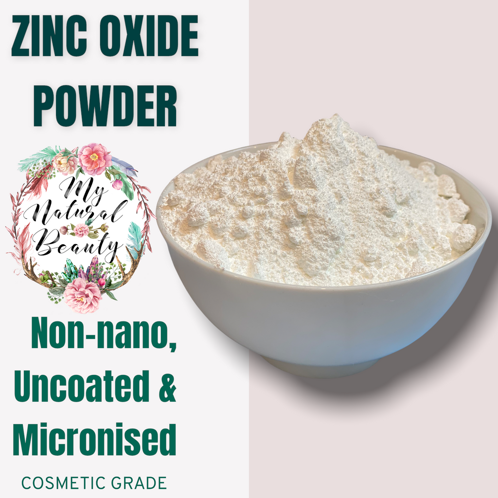 Buy Zinc Oxide online Australia. DYI beauty ingredient. DYI home made sunscreen, creams, nappy cream, rash cream. My Natural Beauty Australia. Natural clean beauty. Natural cosmetic ingredients.