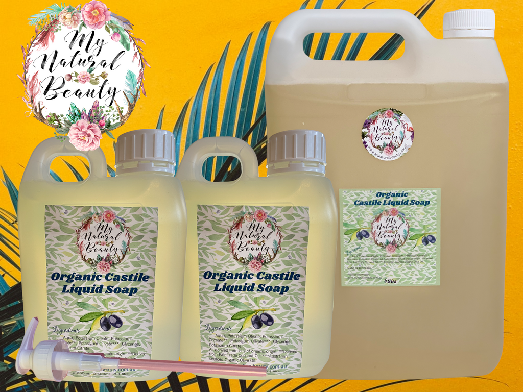 Organic Castile Liquid Soap- Buy online Australia. Bulk Castile Soap. Organic. Castile Soap is concentrated and has many uses. See some of our suggested uses for Castile soap. See some of the suggestions for diluting Castile soap for many purposes.