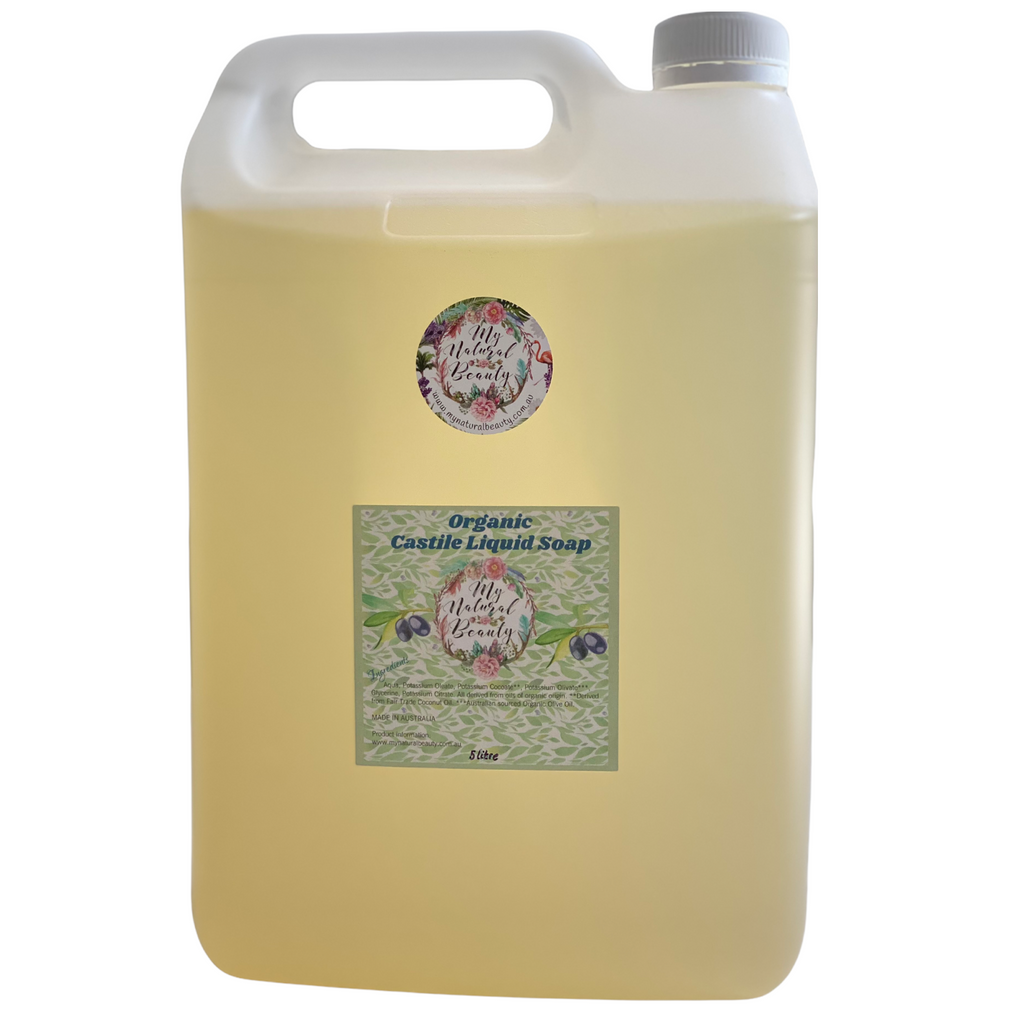 Bulk Castile Liquid Soap- 5 Litres - Concentrated- Organic