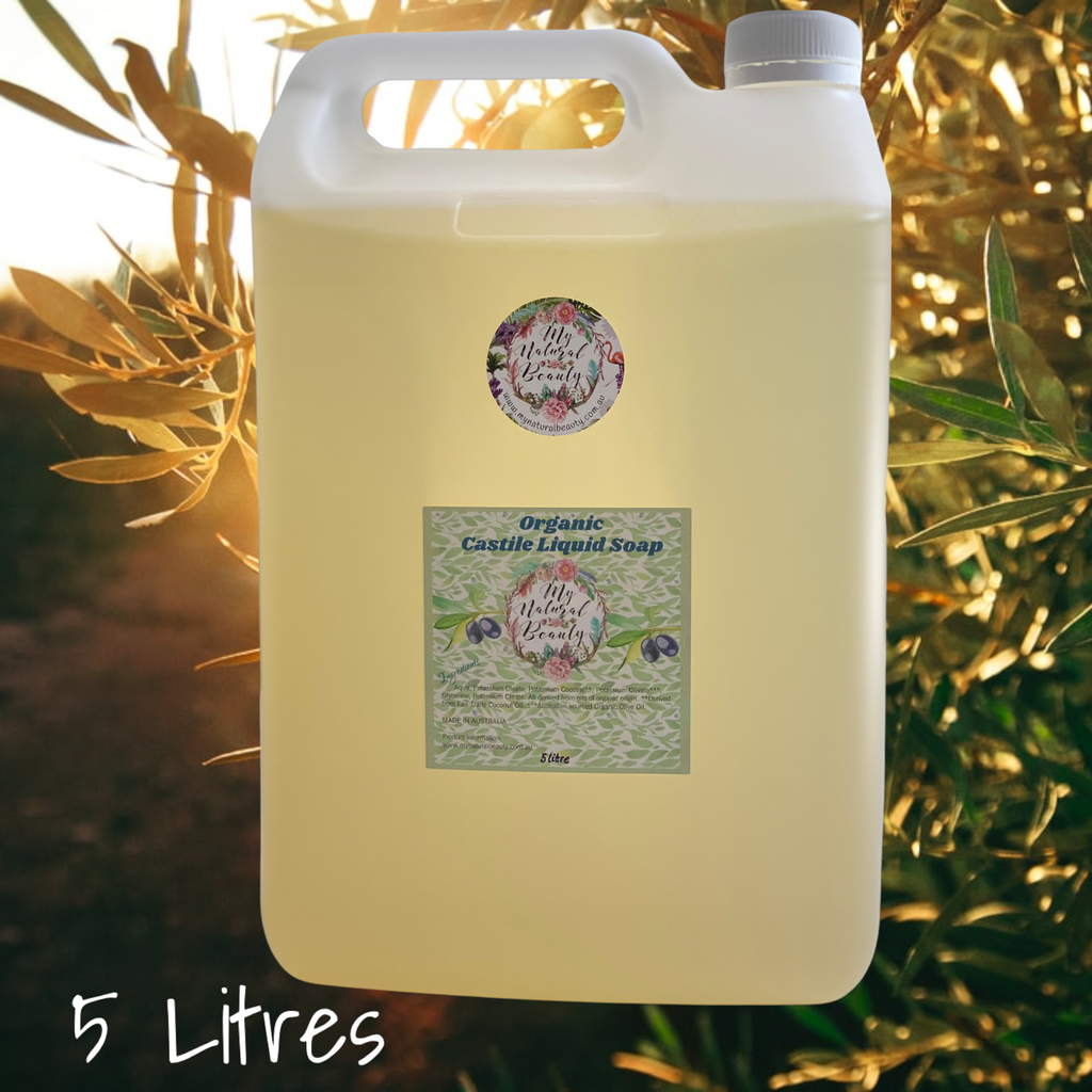 Castile Soap as a floor cleanerFloor Cleaner  To create an effective soap to clean your floors of dirt, dust and lingering germs, mix in ½ cup of soap into 10L of hot water to create a lightly soapy solution which doesn't leave behind any stickiness. You can also use a small amount (1-2 pumps) with approximately 500ml of water as the cleaning solution in the handy little portable microfiber clean up mops that spray water. Depending on your floor, experiment with the best dilution of you.  