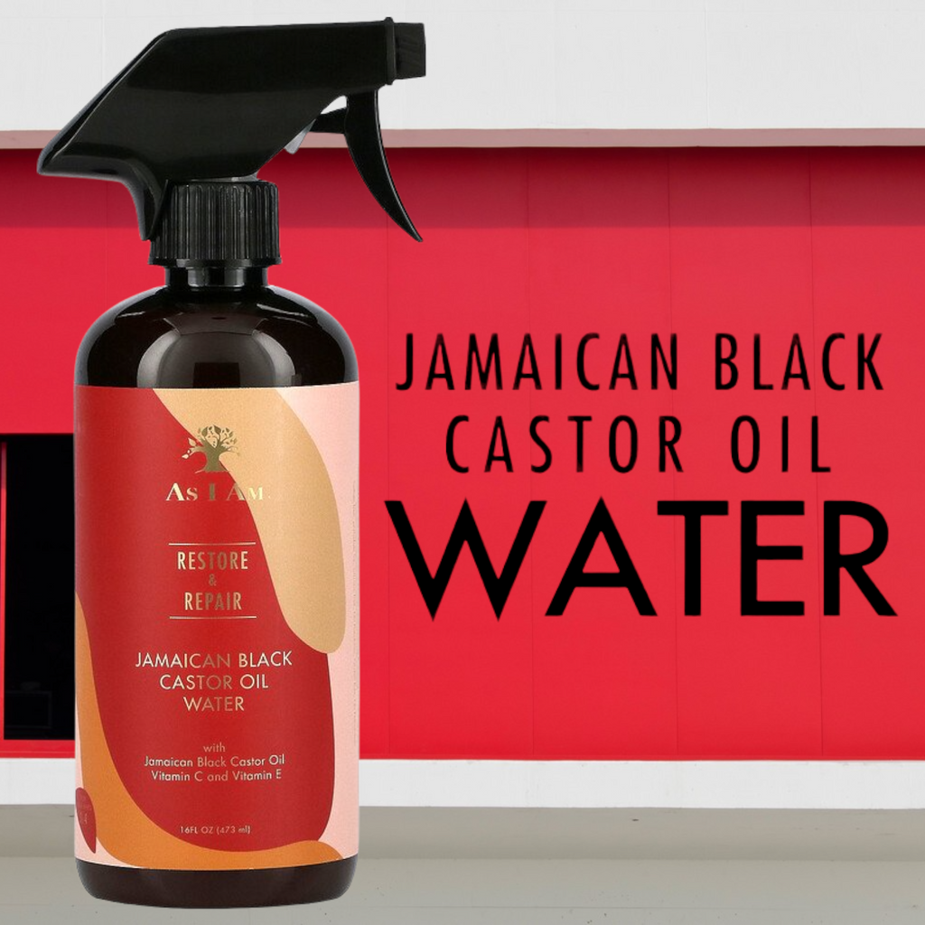 Jamaican Black Castor Oil Water- Restore and Repair - 473 ml (16 fl oz)  BRAND: As I Am     As I Am’s Nano-Blend evenly distributes Jamaican Black Castor Oil with Ceramide, Vitamin C & Vitamin E, onto your hair and skin.