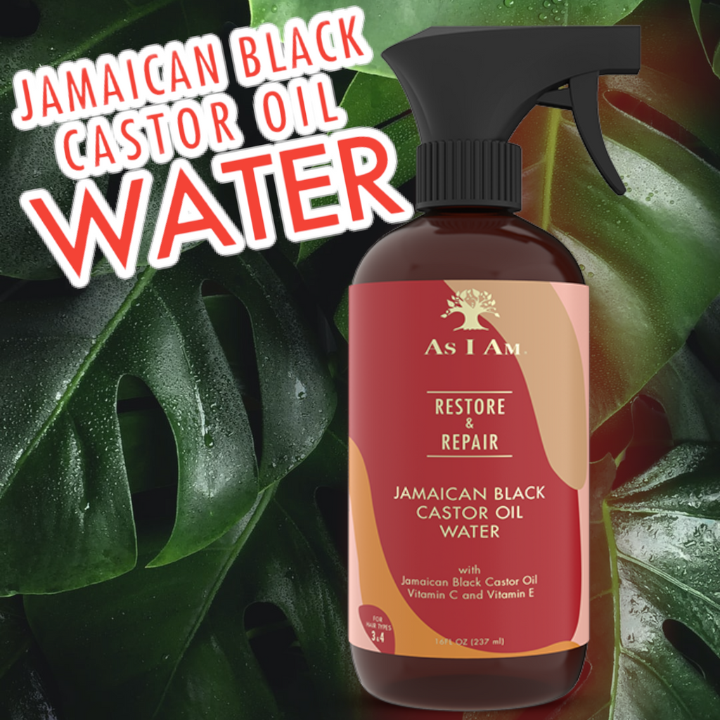  As I Am’s hair water features a special nano-formula that allows better penetration of JBCO with Vitamin C & Vitamin E into the fibre, increasing hair fibre strength.   Adds sheen and prevents frizz.   May also be used for Wash n Go’s & Twist Outs.   Detangles fibres and reduces combing damage while repairing & restoring hair for better growth