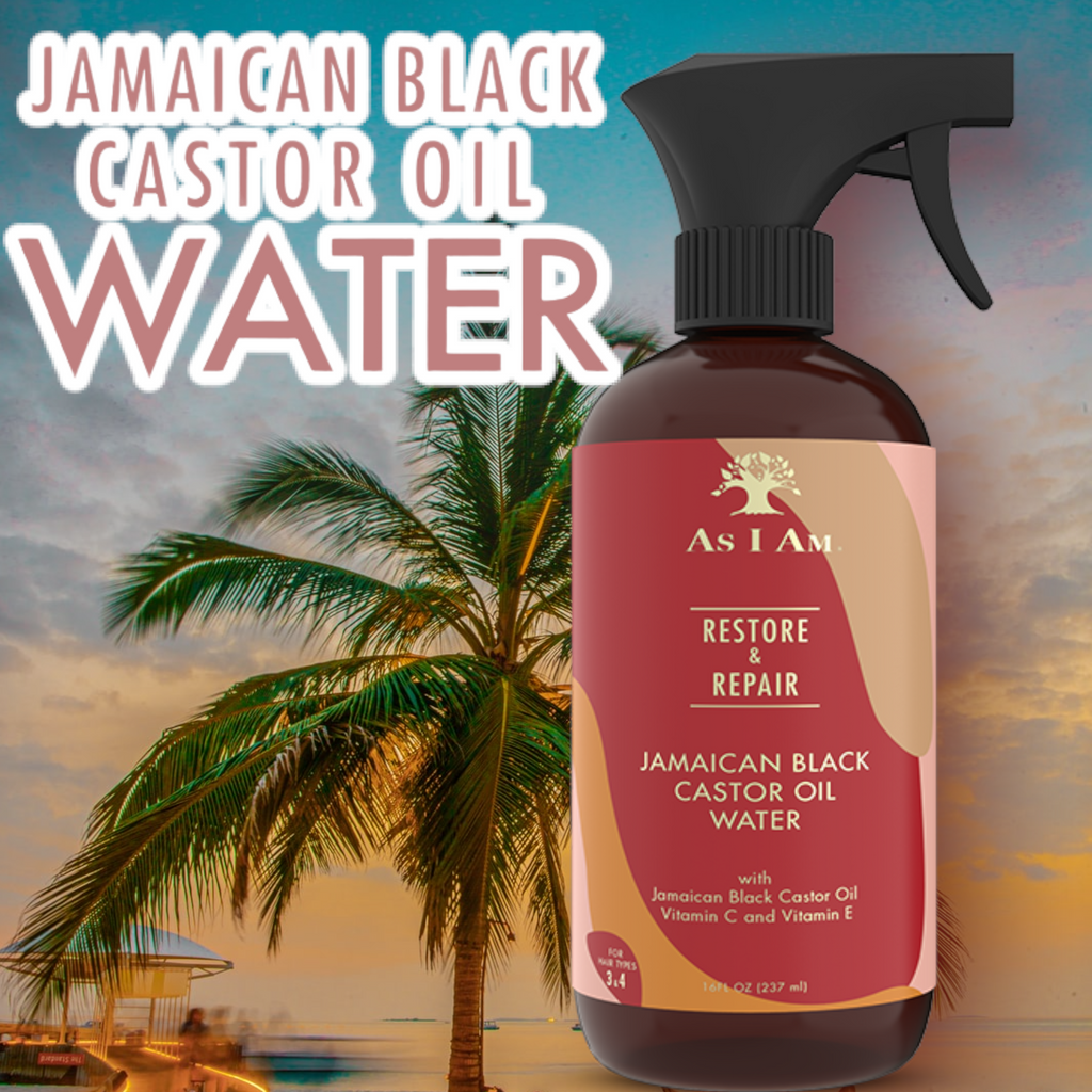 Jamaican Black Castor Oil Water -Use for Wash n Go’s & Twist Outs. Add moisture