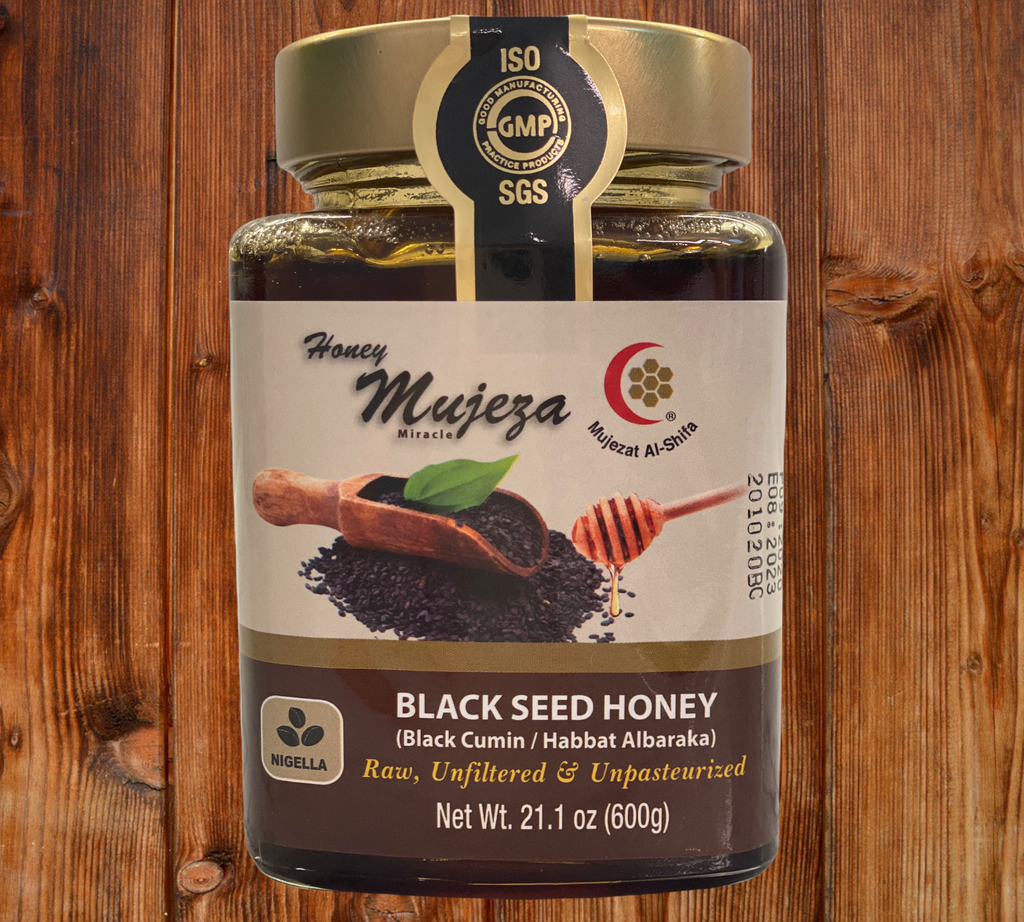 Black Seed honey . Relief from sore throat. Coughs. Colds. Immune health