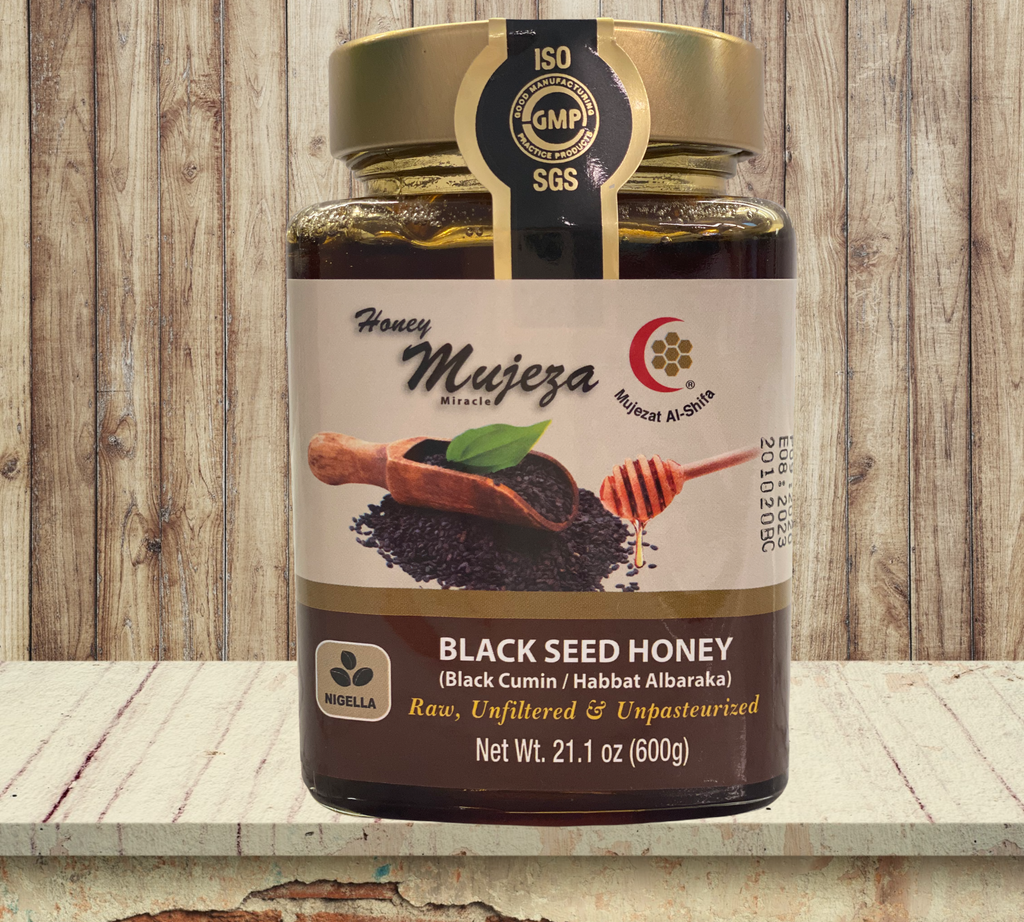  What Makes Mujeza Black Seed Honey Unique?  Mujeza’s Black Seed Honey is unique because they don’t simply mix their raw honey with black seed powder or oil. Rather, this honey is produced by bees that feed on the nectar of the black seed plant.  Australia.