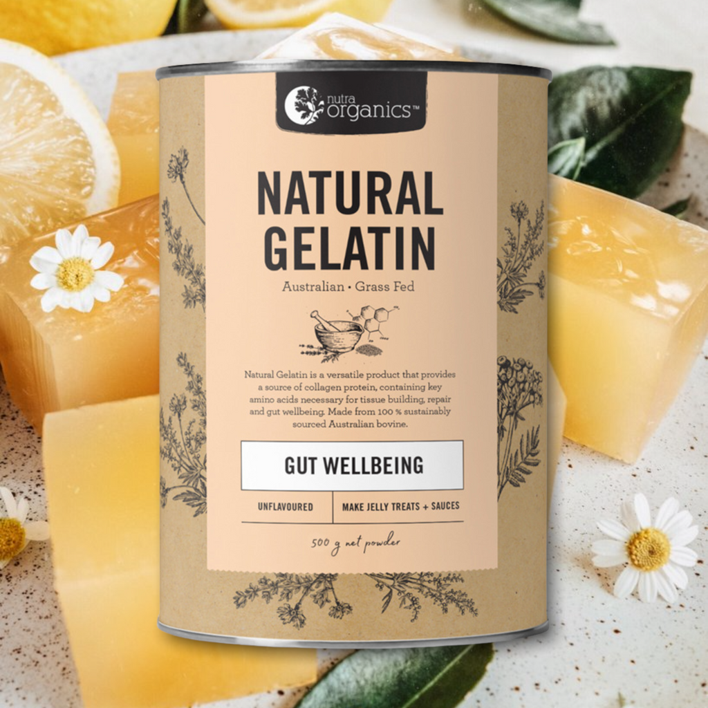  9343723004230. Nutra Organics Gelatin