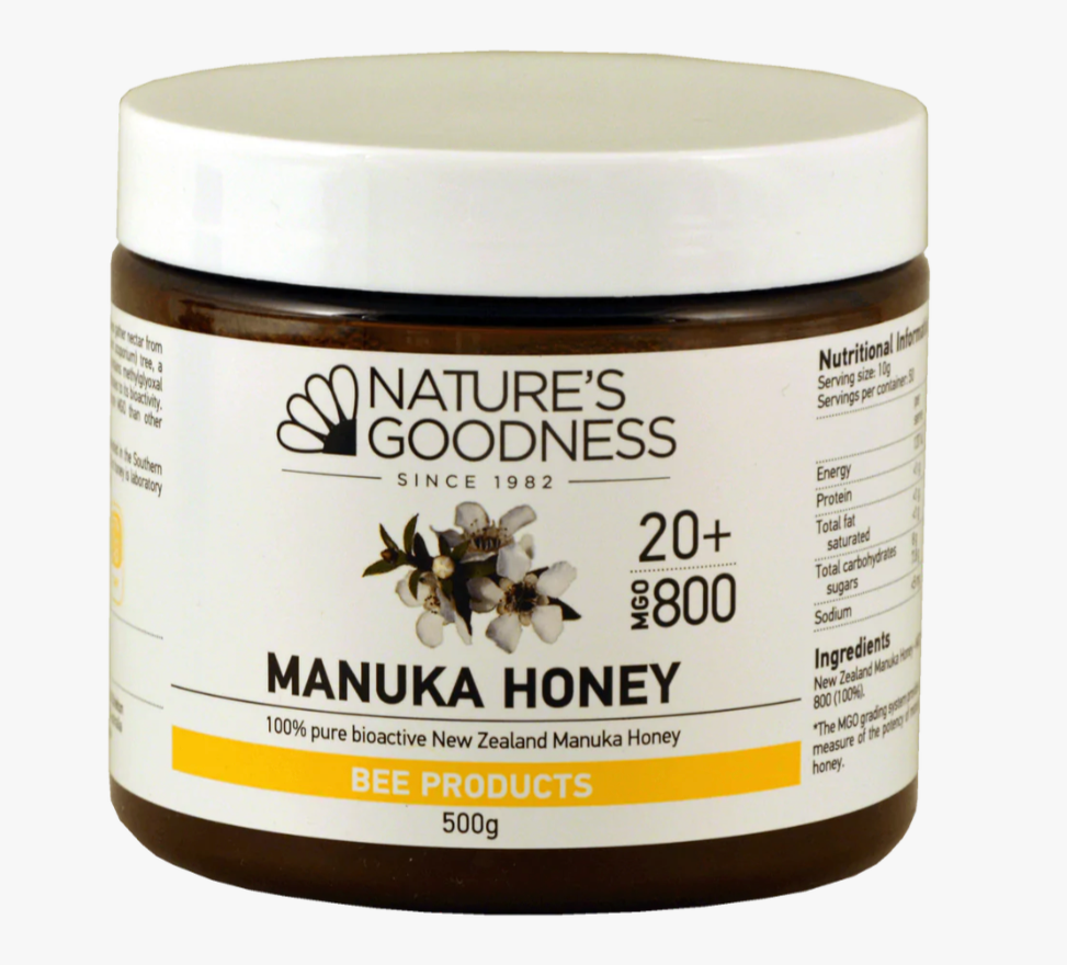 Nature's Goodness 100% Pure Bioactive Manuka Honey MGO 800 500g