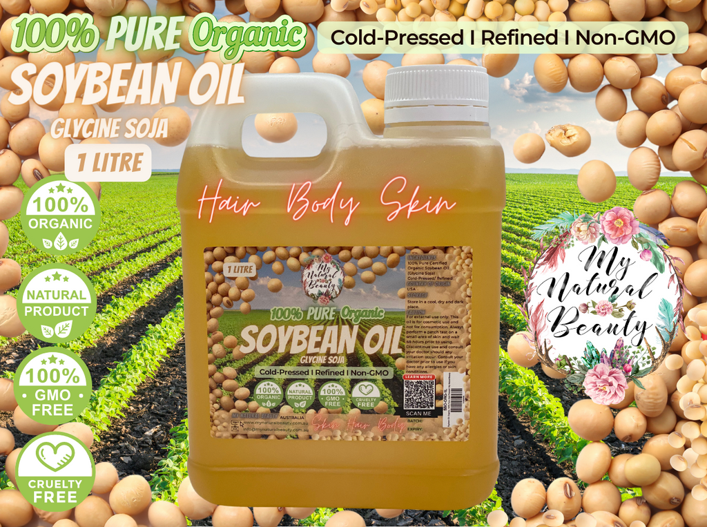  Ingredients:  100% Pure Certified Organic Soybean Oil (Glycine Soja)