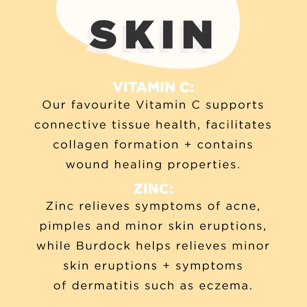Skin. Vitamin C and Zinc. Relieve acne. Vitamins for acne.  acne, pimples, and minor skin eruptions