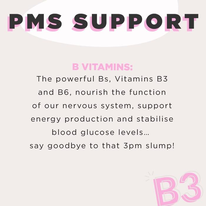 JS Health. PMS Support. B vitamins. 60 tablets Hormone + PMS Support