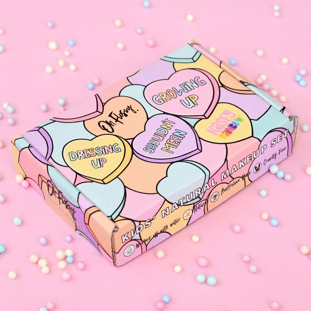 Kasey Rainbow Oh Flossy Candy Heart make-up set