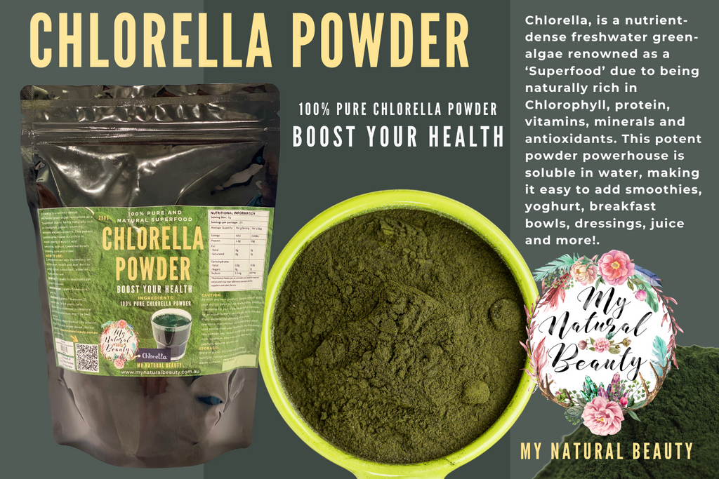 Chlorella Powder 250g Buy Chlorella Powder online at My Natural Beauty Australia My Natural