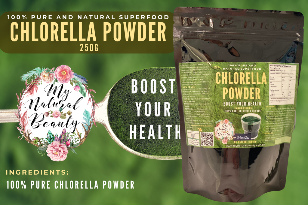 ·      Chlorella is a powerhouse of nutrition and is high in chlorophyll and magnesium.