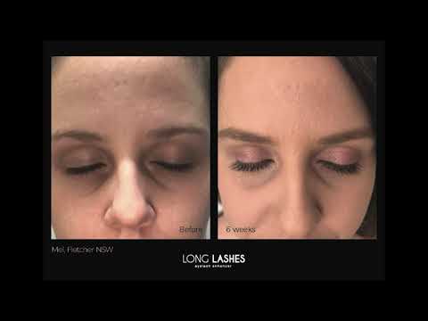 Long lashes real results video. Eye lash growth