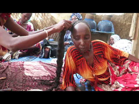 Chebe is the secret to very long hair in Chad. In Chad women’s hair often goes past their waist. For African women elsewhere, this length of hair is almost never seen. Moisturises hair and prevents breakage. The Basara women in Chad are known to have very long hair. They cover their hair in a home made mixture that keeps their hair super moisturised and lubricated which is the reason given for why they say their hair never breaks; even from childhood. This is made with ingredients that are only found in Cha