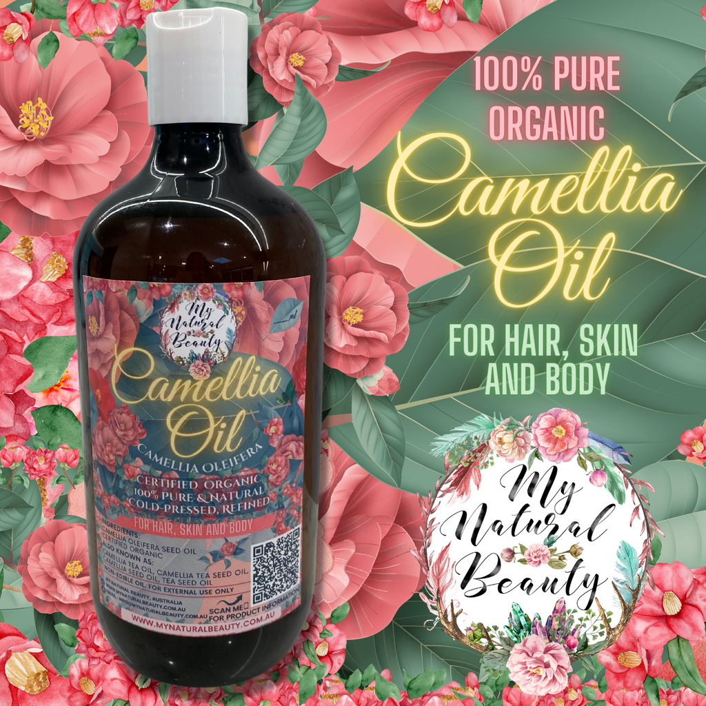   Camellia Tea oil is high in oleic acid. It has been used in parts of Asia to moisturise and condition the skin, hair and nails for centuries. This oil has been used to add nourishment to normal skin and aging skin to help restructure and moisturise. Camellia Oil Refreshes, smoothes and restores the skin and contains vitamins  A, B, C, E and polyphenol. Also known for its ability to help fade stretch marks. It is particularly good for mature skin, in reducing the appearance of wrinkles.