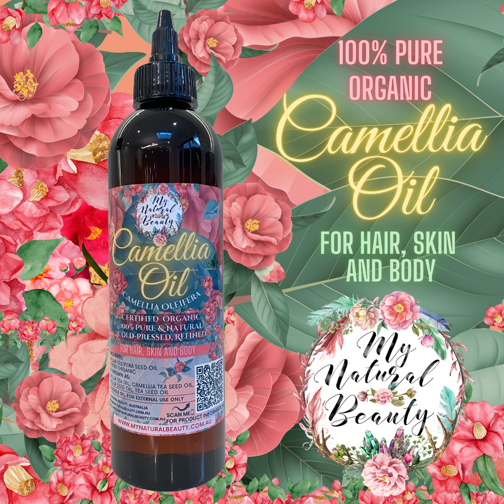   Camellia Tea oil is high in oleic acid. It has been used in parts of Asia to moisturise and condition the skin, hair and nails for centuries. This oil has been used to add nourishment to normal skin and aging skin to help restructure and moisturise. Camellia Oil Refreshes, smoothes and restores the skin and contains vitamins  A, B, C, E and polyphenol. Also known for its ability to help fade stretch marks. It is particularly good for mature skin, in reducing the appearance of wrinkles.