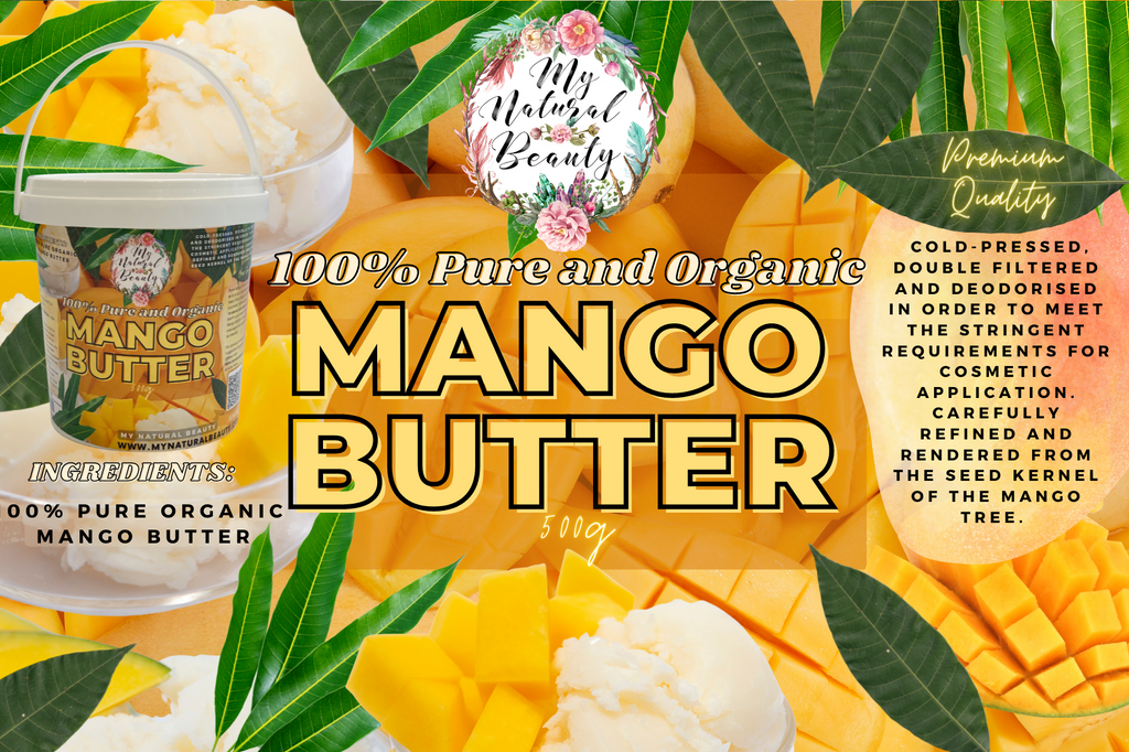 100% Pure and Organic Mango Butter- 500g  