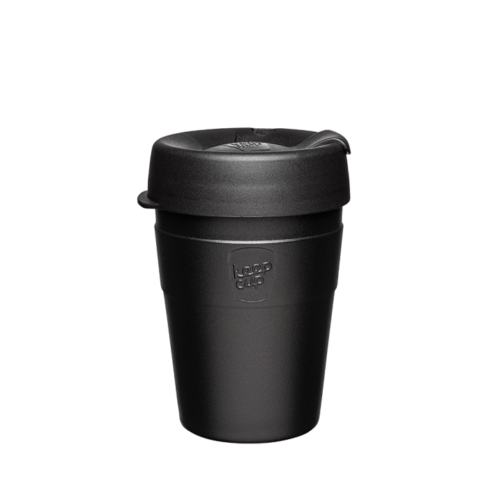 Black thermal reusable keep cup KeepCup Sydney Northern Beaches Australia . Free shipping over $60. Free local pick up Cromer