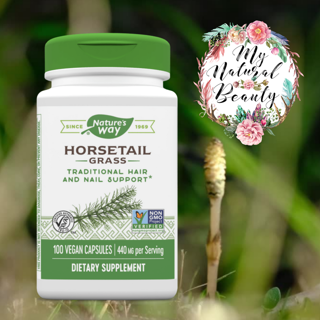 Horsetail Capsules - Hair Growth Supplement Hair, Skin, Nails. Horsetail Grass