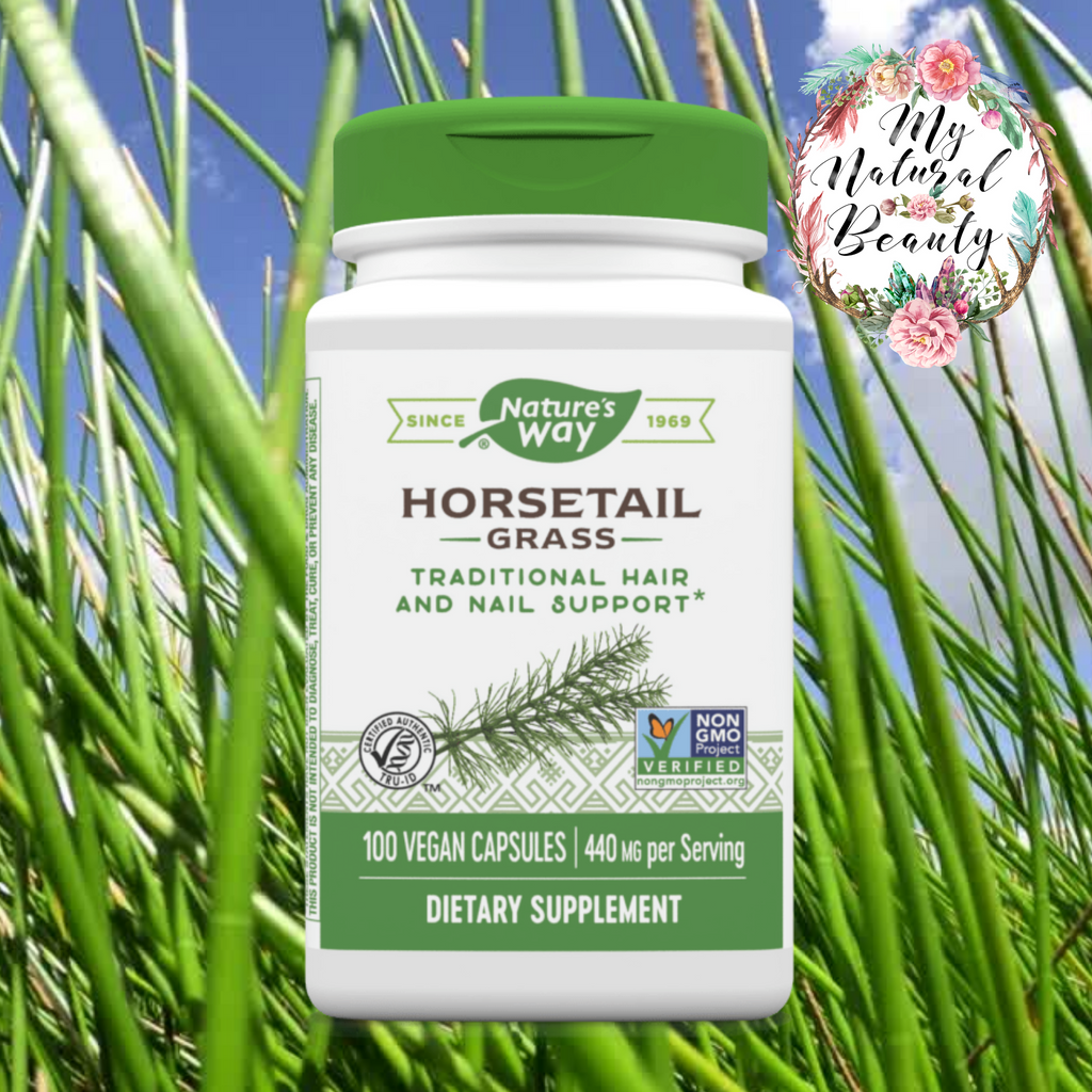 Horsetail Capsules - Hair Growth Supplement Hair, Skin, Nails. Horsetail Grass