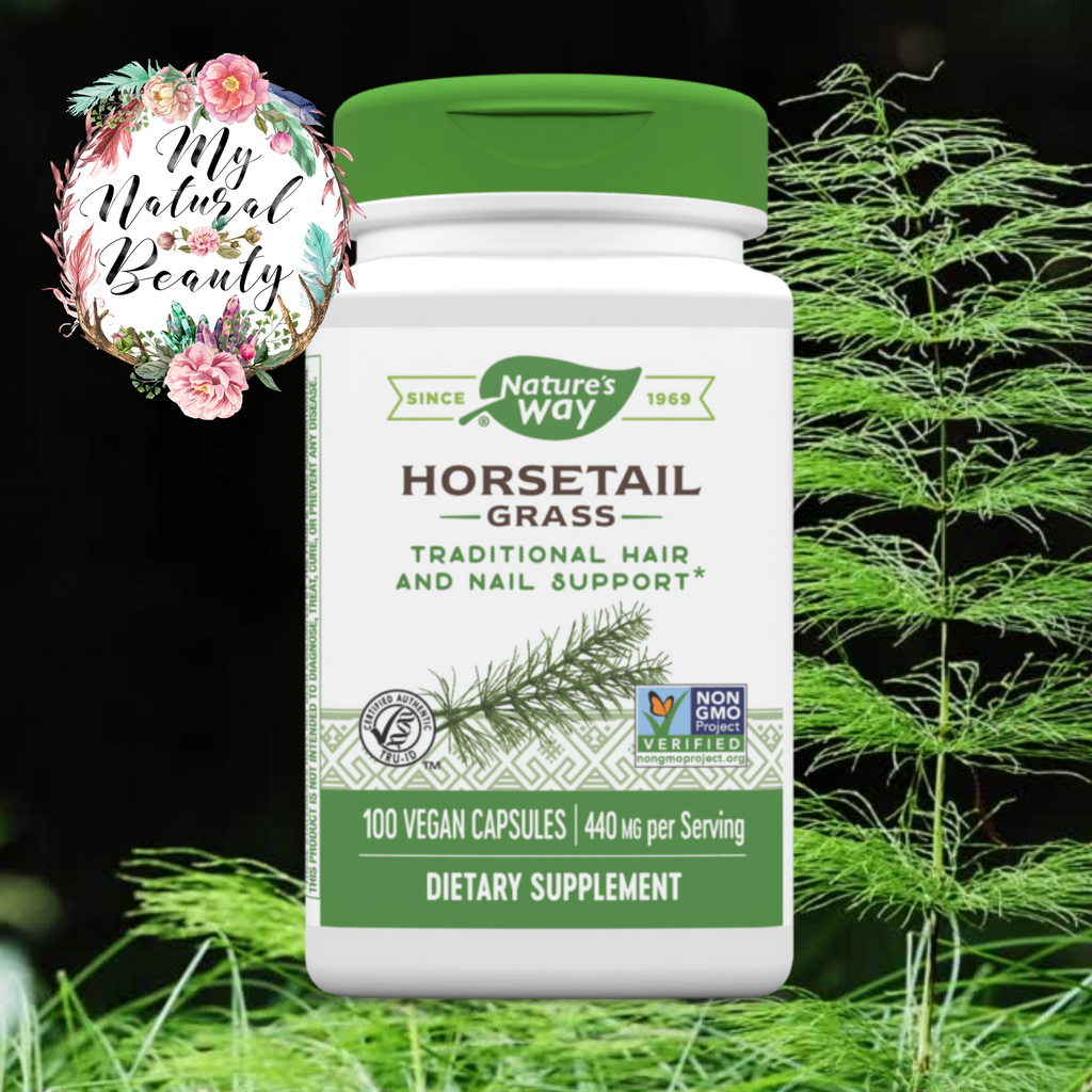 Horsetail Capsules - Hair Growth Supplement Hair, Skin, Nails. Horsetail Grass