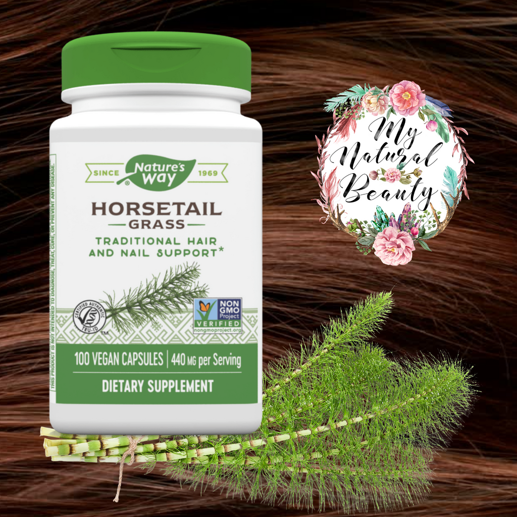 Horsetail Capsules - Hair Growth Supplement Hair, Skin, Nails. Horsetail Grass
